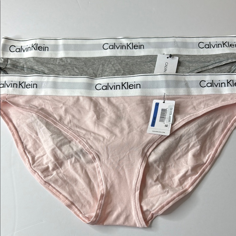 Calvin Klein Modern Cotton Bikini Panties 2 Pairs - Size XL / 8